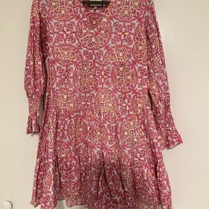 Tuckernuck Kenzo Pink and White Patterned Dress